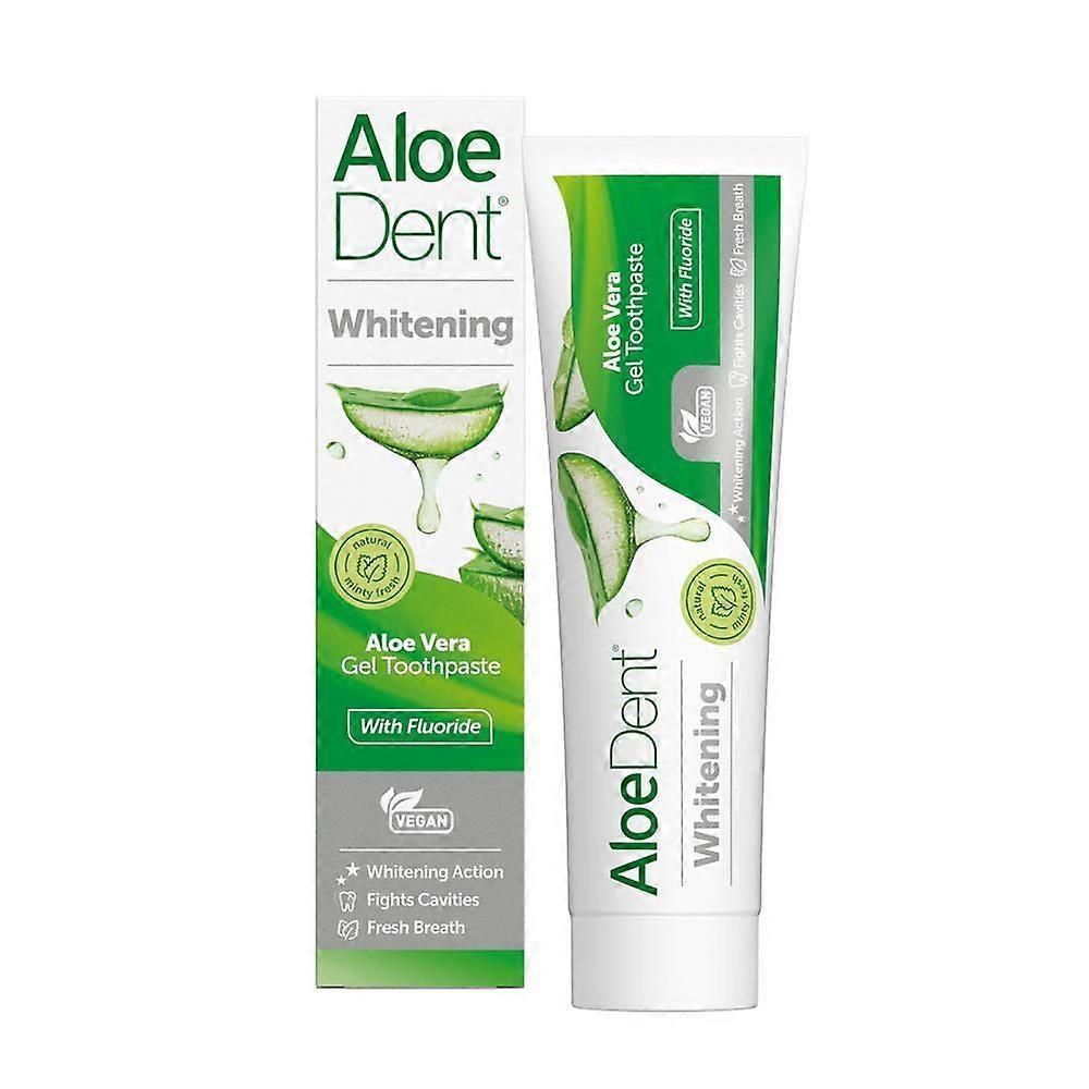 Aloe Dent Whitening Aloe Vera Toothpaste with Fluoride 100ml - 4 Pack