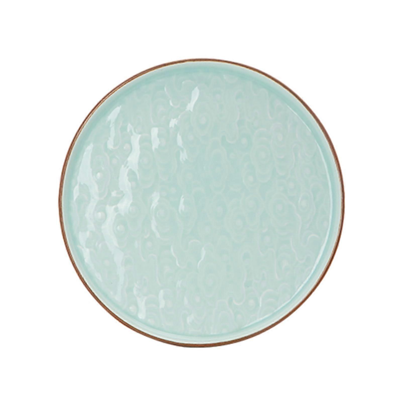 Home Ceramic Dinner Plates, Scratch Resistant(Size:28*28CM,Color:B)