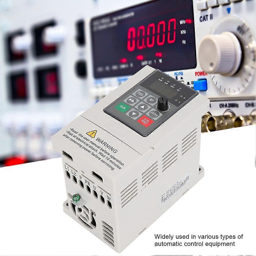 110V 0.75KW 7A Single Phase to 3 Phase VFD Frequency Inverter