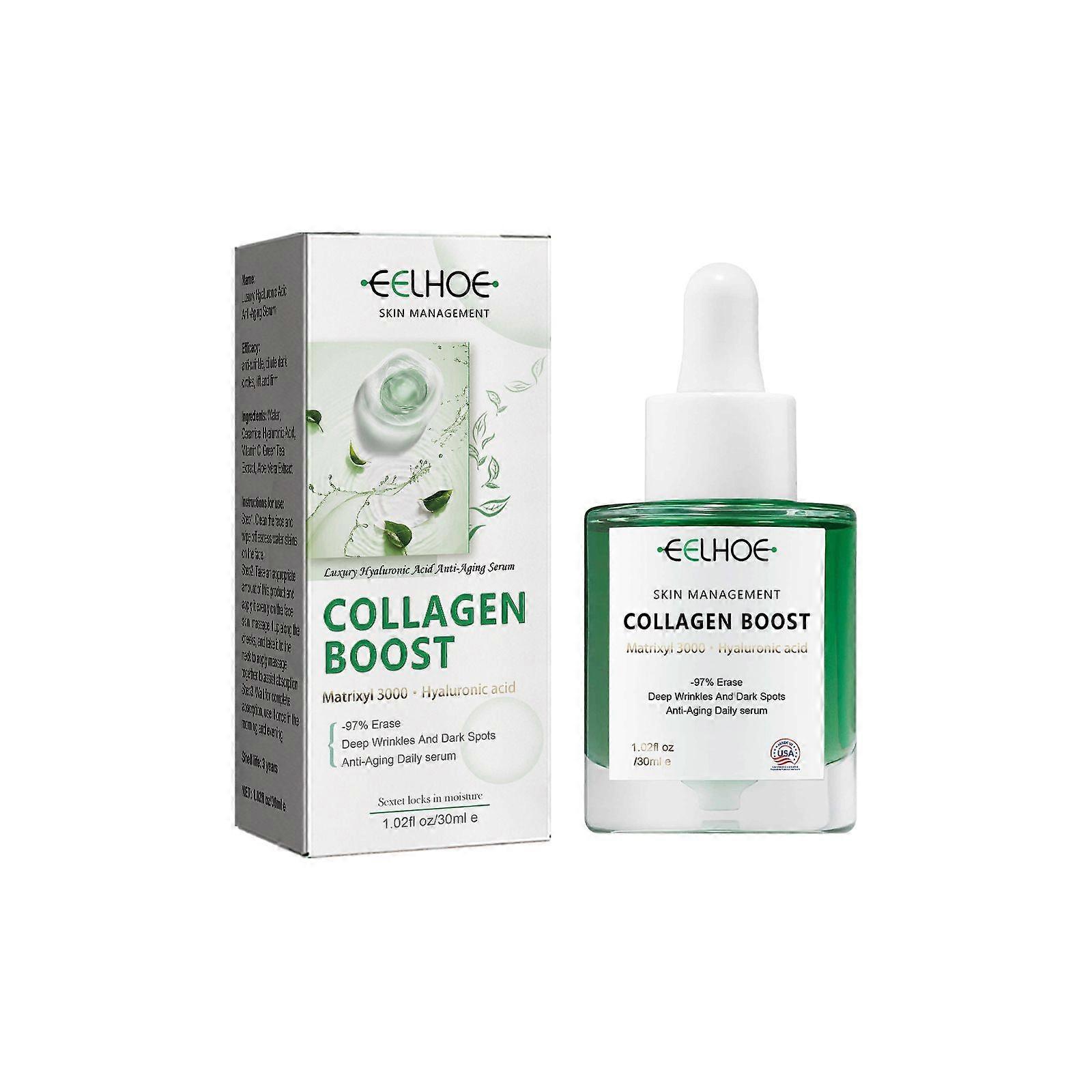 Collagen Boost Anti-Aging Serum, Collagen Boost Serum, Collagen Anti-Wrinkle Cream, Anti Aging Serum For Women, Collagen Booster for Face with Hyaluro
