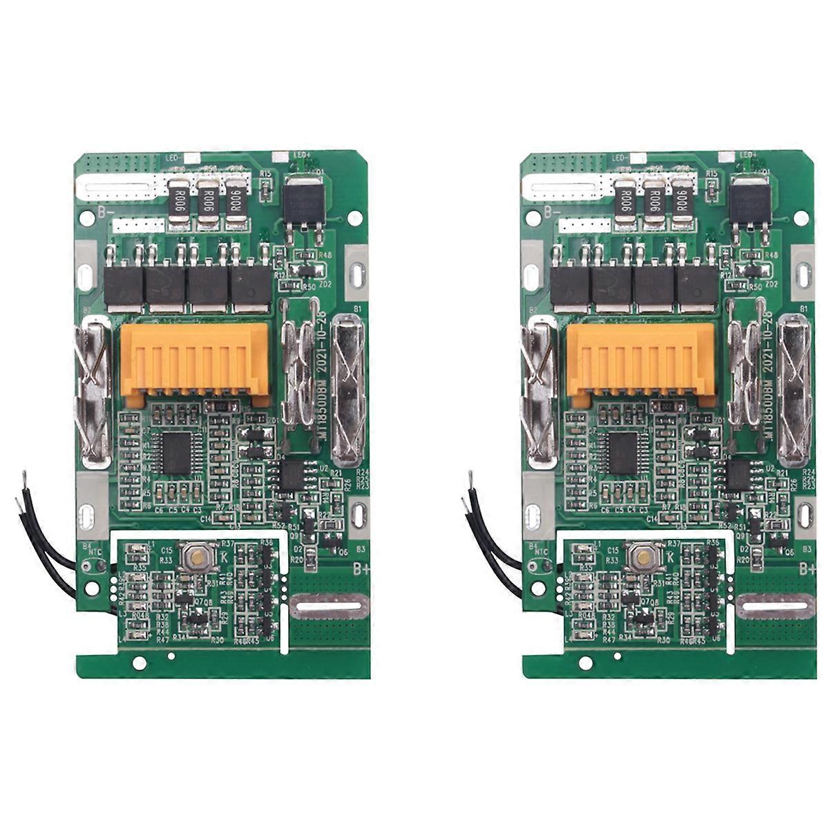 2X BL1830 Lithium Ion Battery PCB Charging Protection Board for 18V Power Tools BL1815 BL1860 LXT400