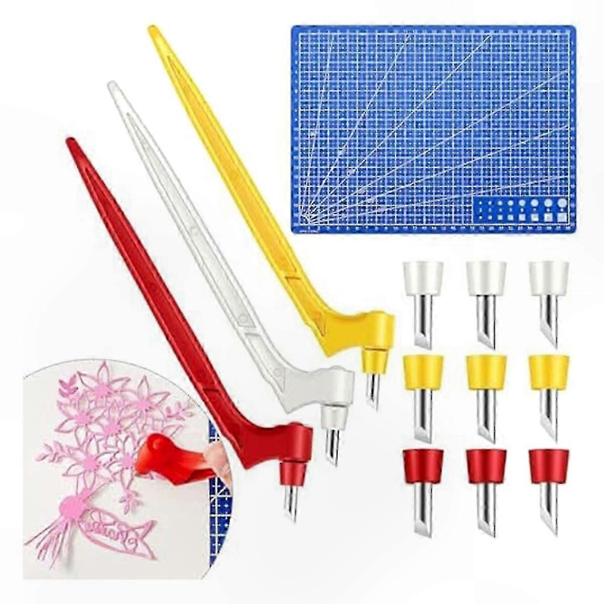 360-Degree Rotating Craft Cutting Tool Set with Gyro Function C