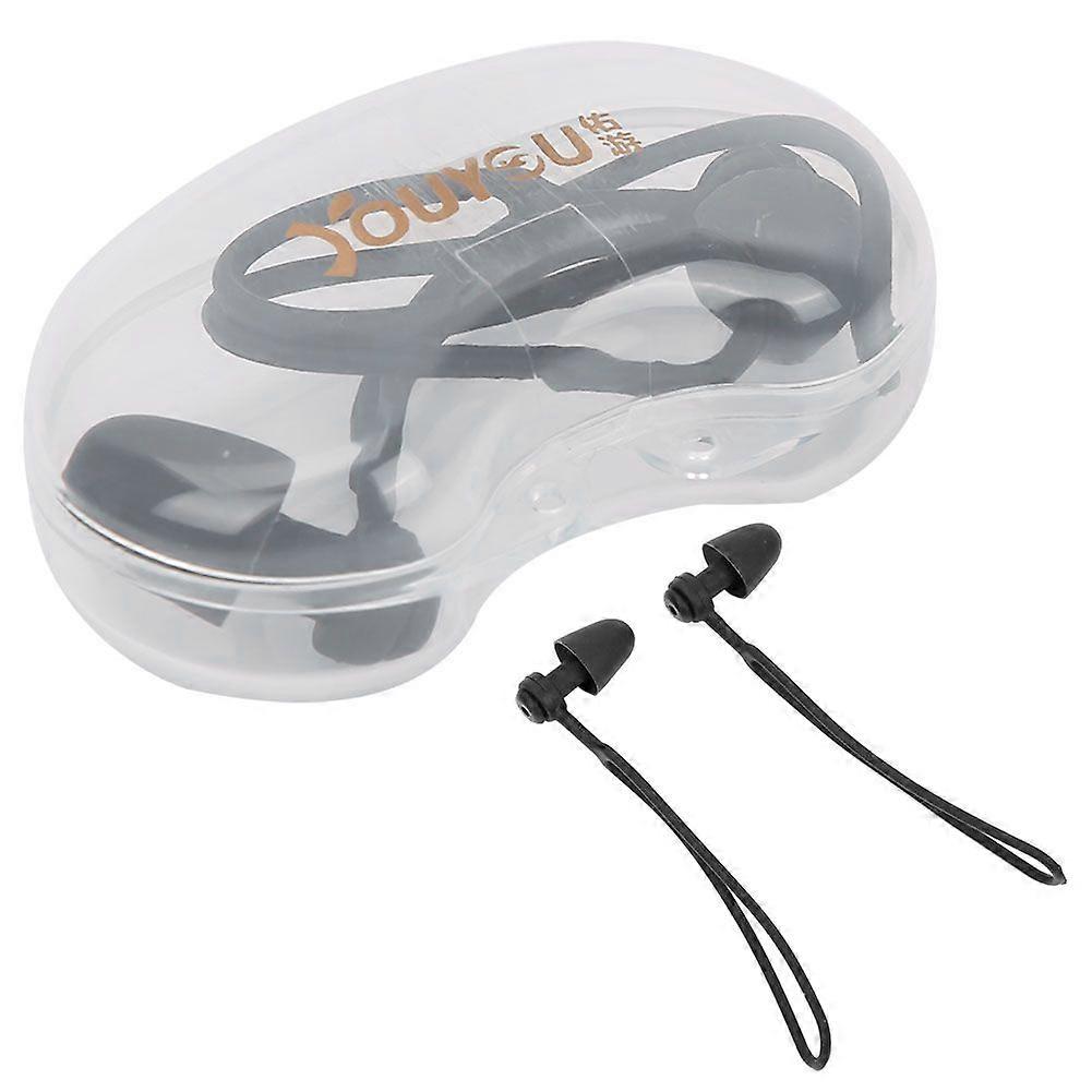 Unisex Waterproof Swim Sport Soft Silicone Swimming Earplugs Earmuff Portable