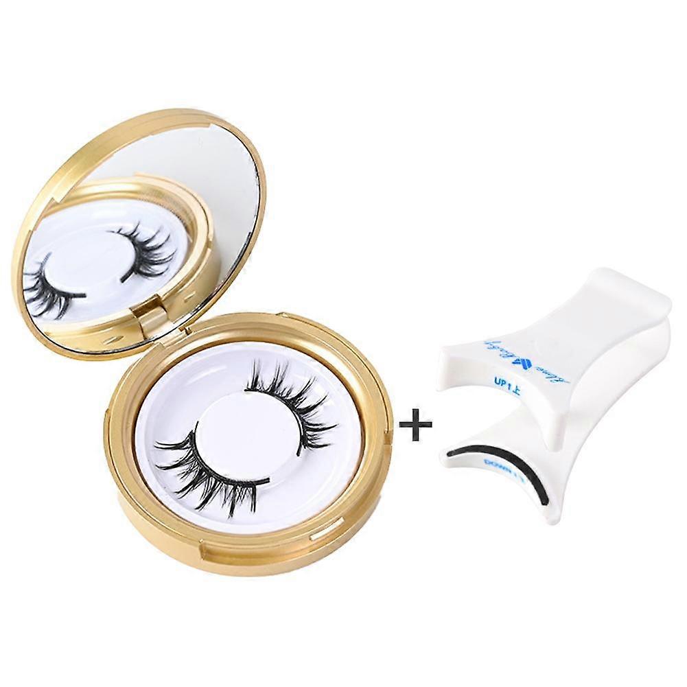 Magnetic Eyelash Set - Soft Magnetic for Quick & Easy Application, Reusable with Curler Included