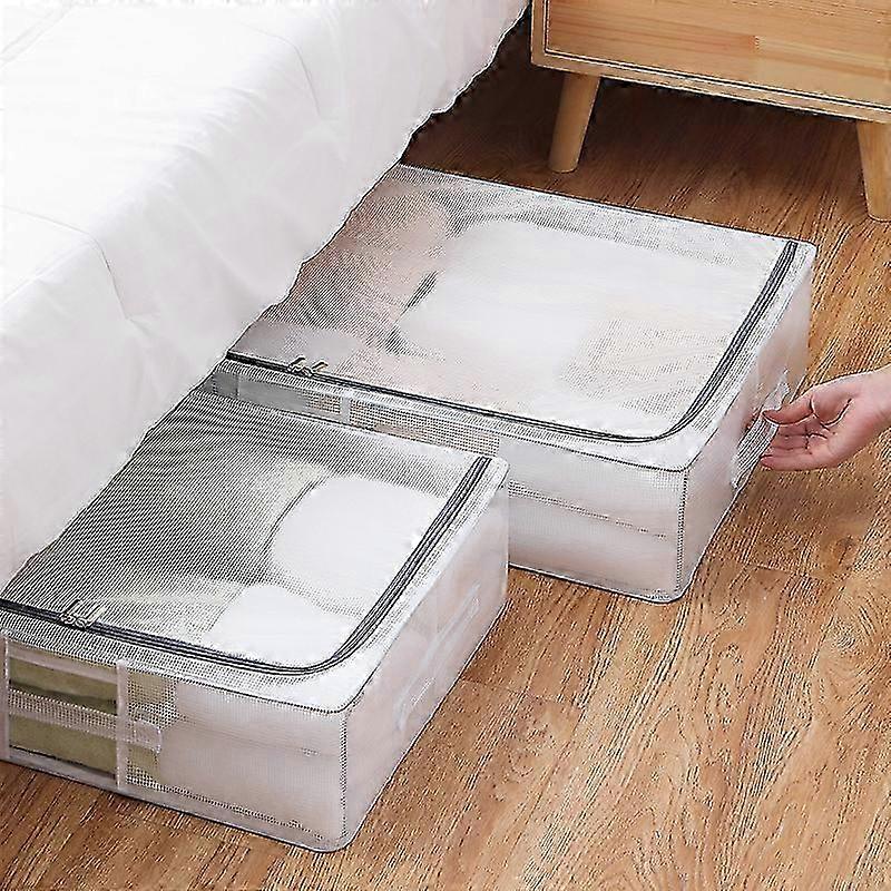 Under-bed Storage Bags Organizer with Clear Windows