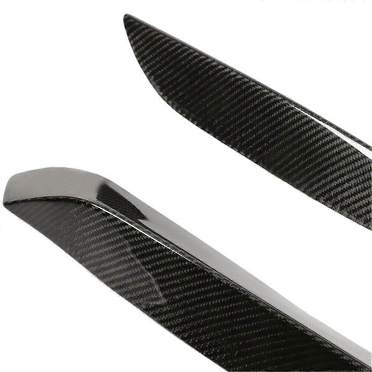 Real Carbon Fiber Front Bumper Side Splitter Canards Lip Spoiler for F80 M3 F82 F83 2015-2018