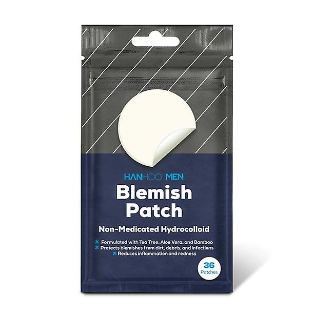 Hanhoo Men's Blemish Patch With Tea Tree, Hyaluronic Acid, For All Skin Types, Acne Treatments, 36 Ct