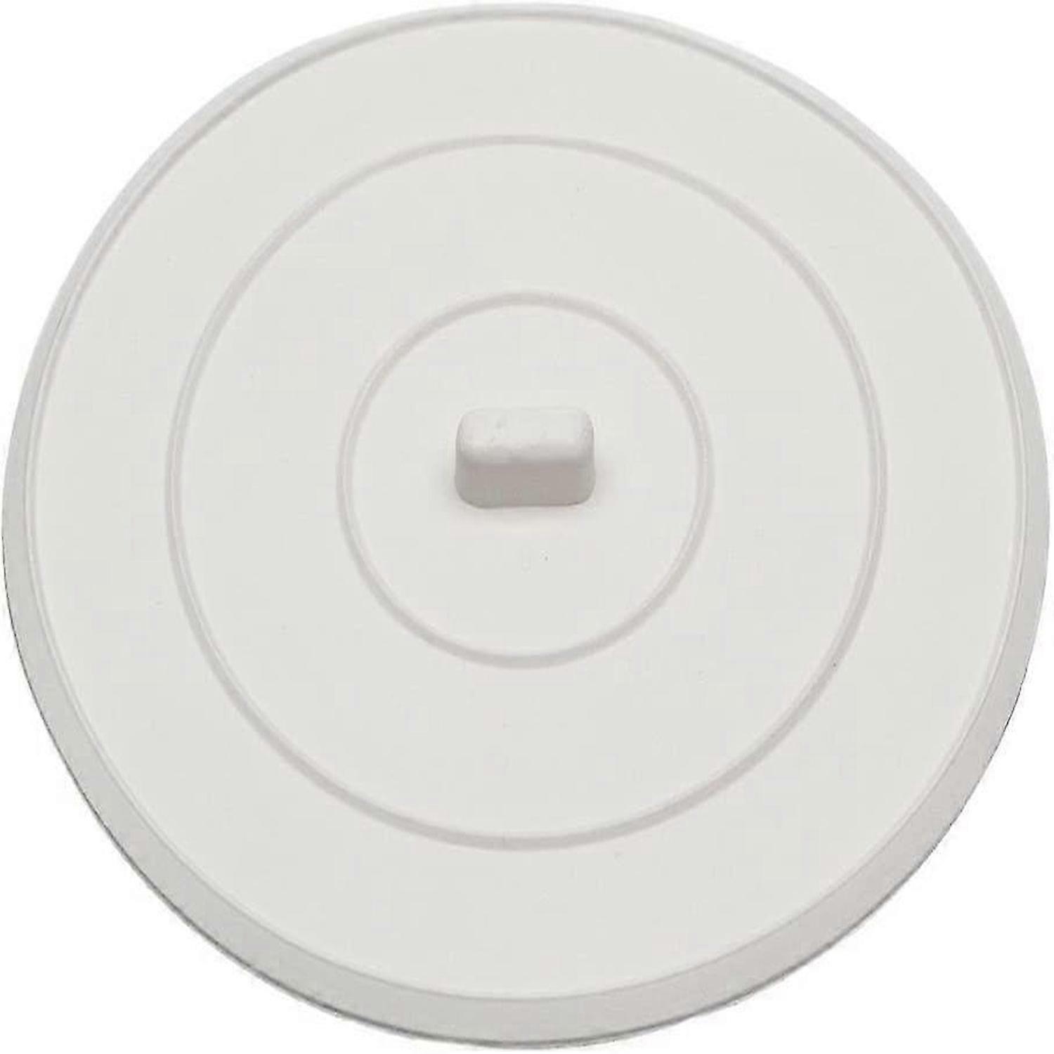Flat Sink Stopper, 5", White, 1 Pack (89042)