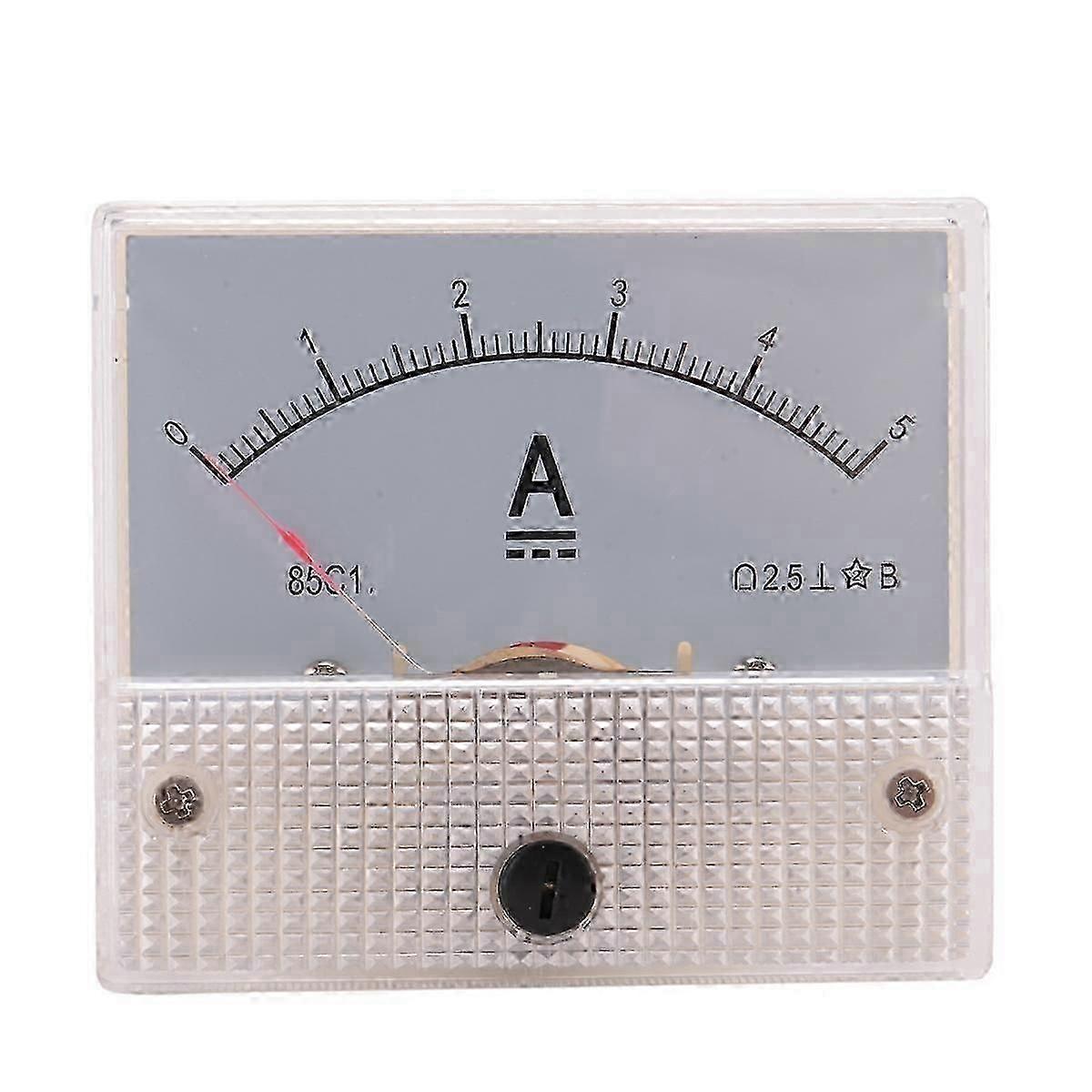 85C1-A Analog Current Panel Meter DC 5A AMP Ammeter