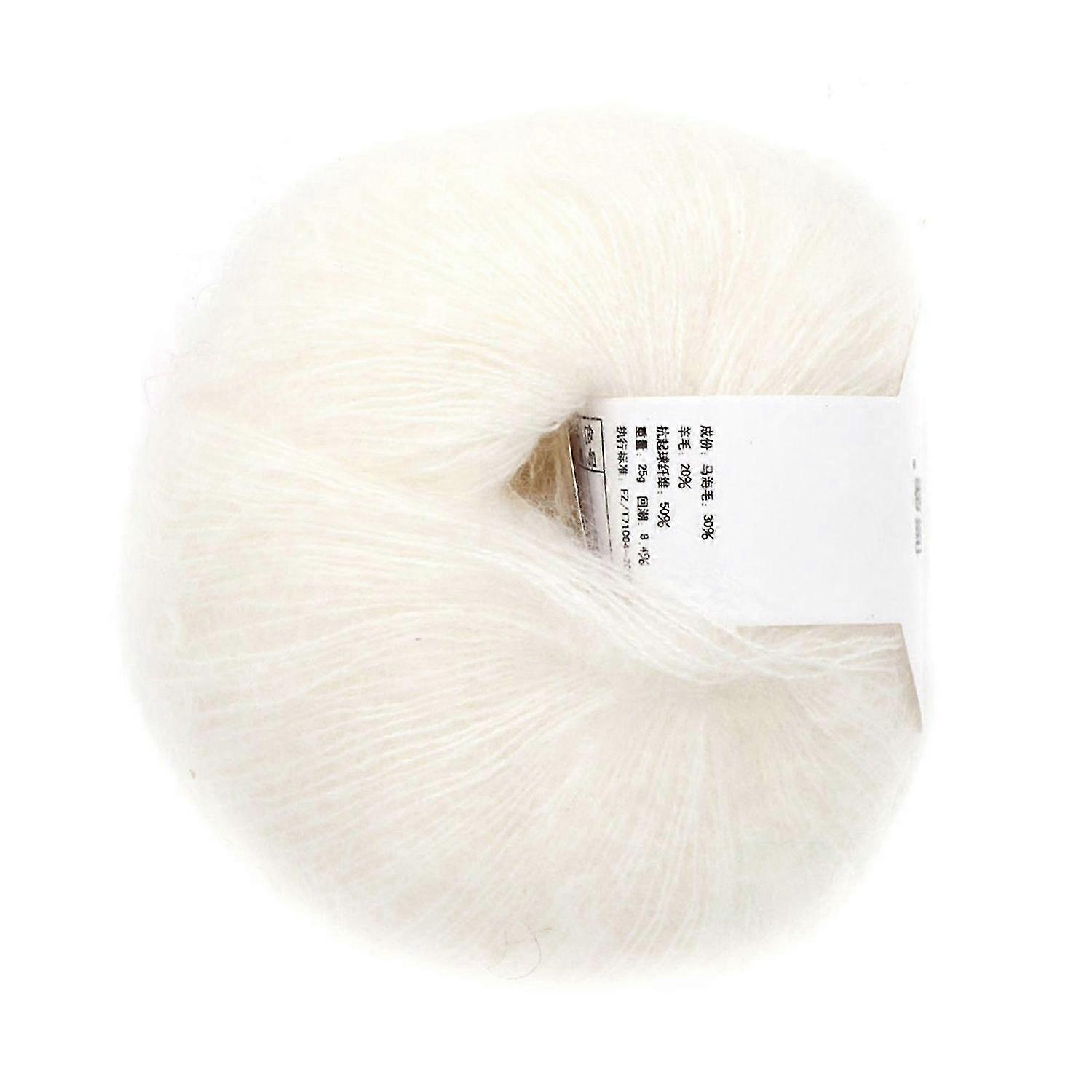 2025 Latest Model Popular Soft Mohair Pashm Knit Angora Long Wool Yarn Hot (w...