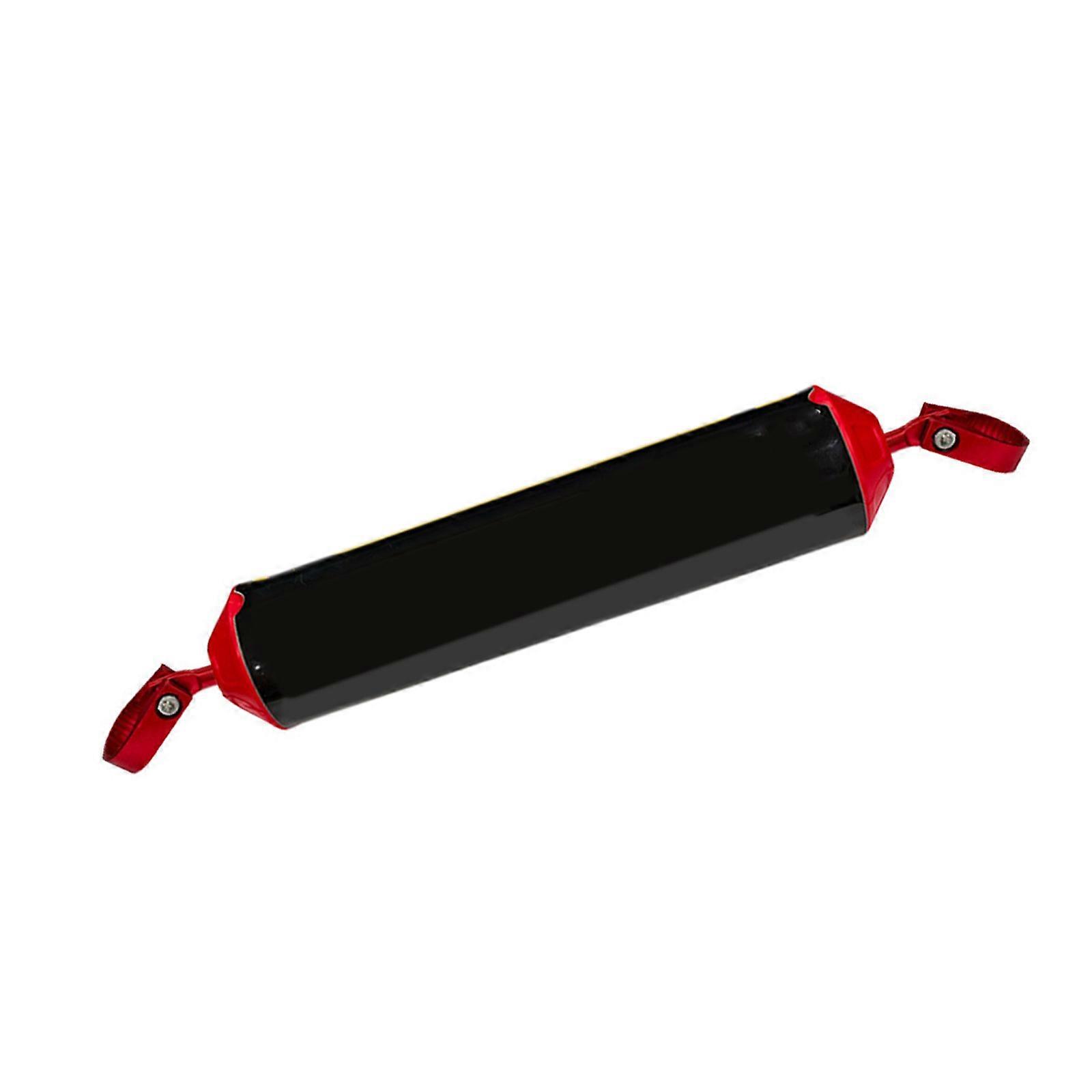 Removable Shockproof Chest Protectors Pad for Motorcycle Handlebars with Customizable Color Option Anti Vibration Design  Red