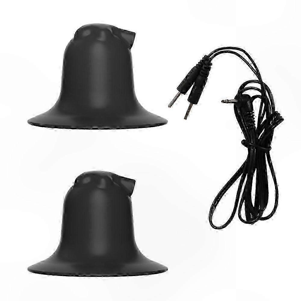 Electric Breast Stimulation Device with Dual Electrode Clamps for Enhanced Sensation