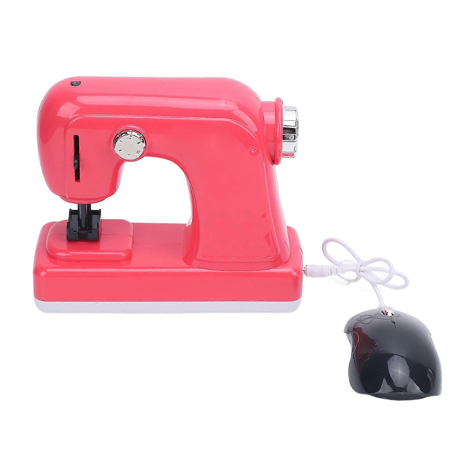 Battery Powered Kids Sewing Machine Toy Educational Kit ABS