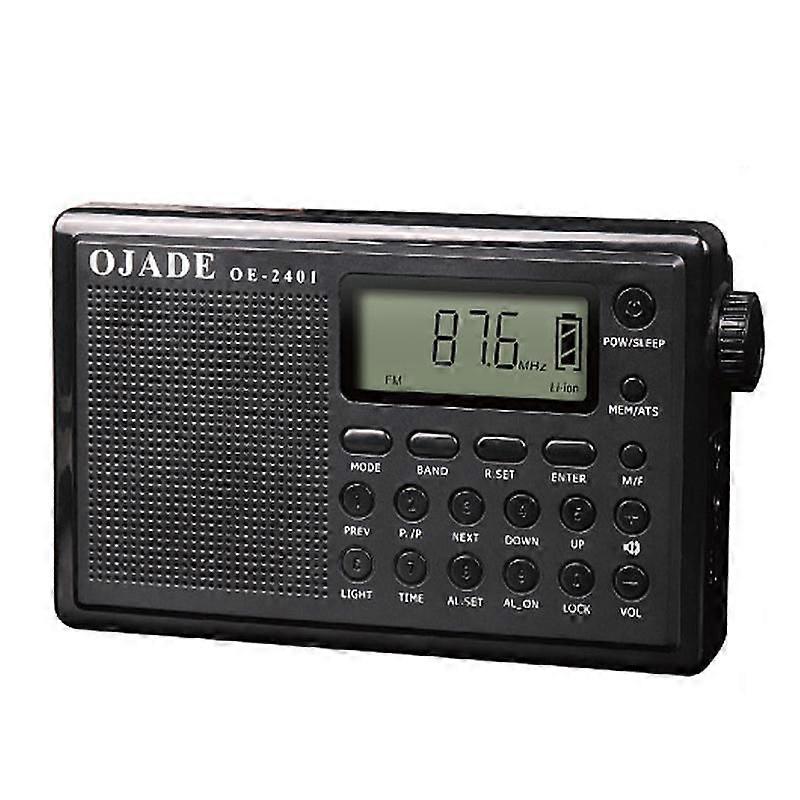 OJADE Portable Digital Display Bluetooth Stereo Radio
