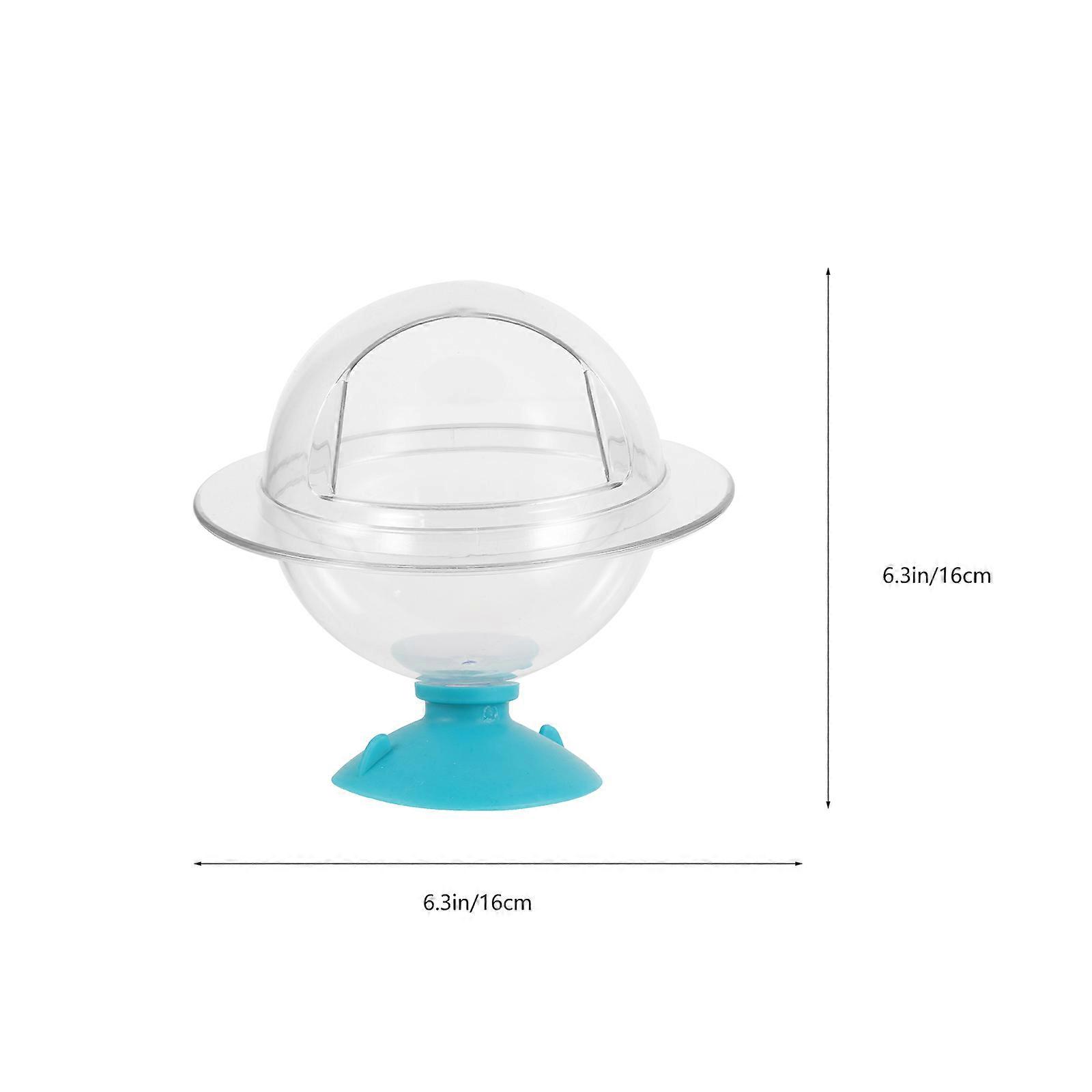 Sky-Blue Hamster Sand Bath Box for Pet Use 3Pcs Plastic Bath Container