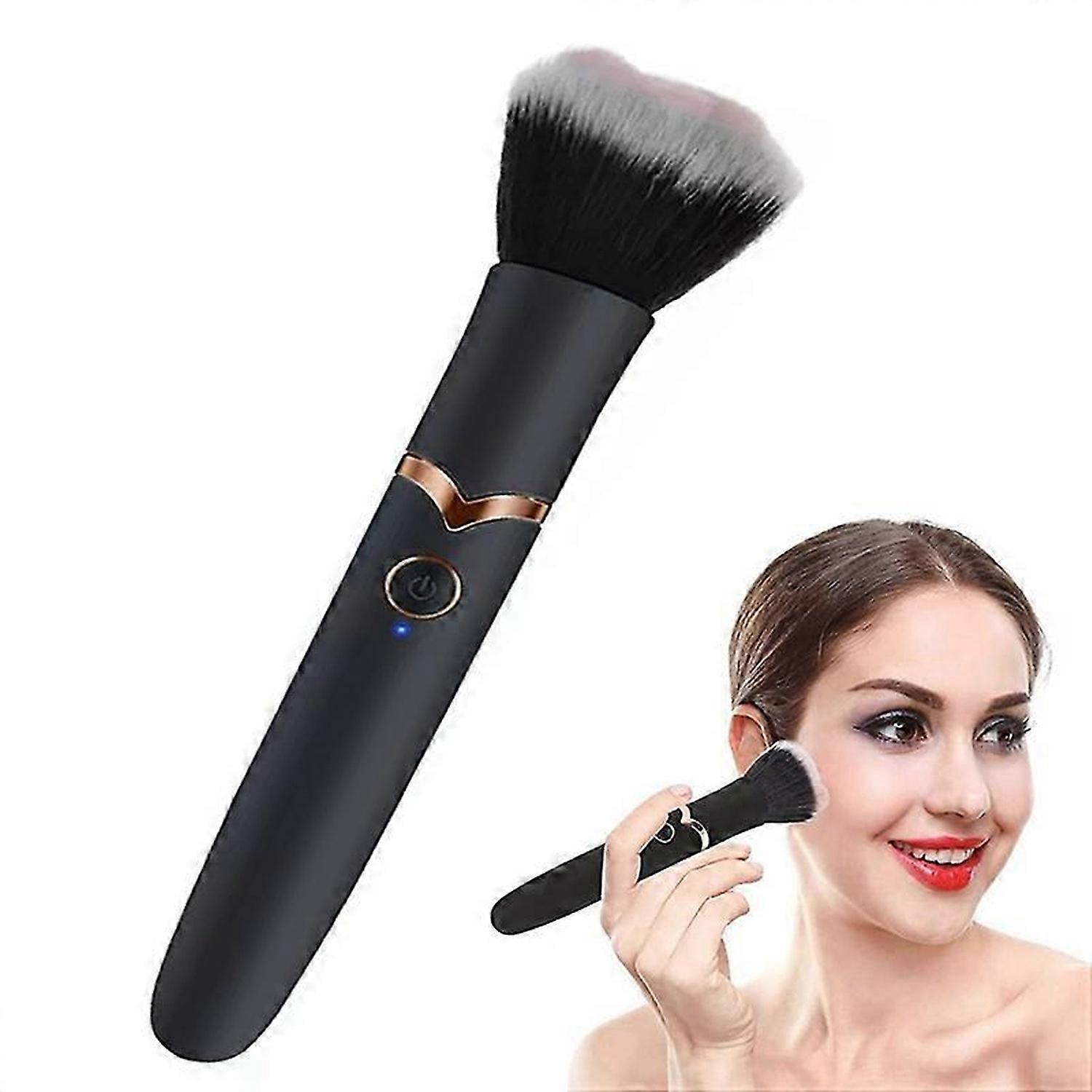Cosmetics Makeup Blending Brush with 10 Vibration for Quick Electric