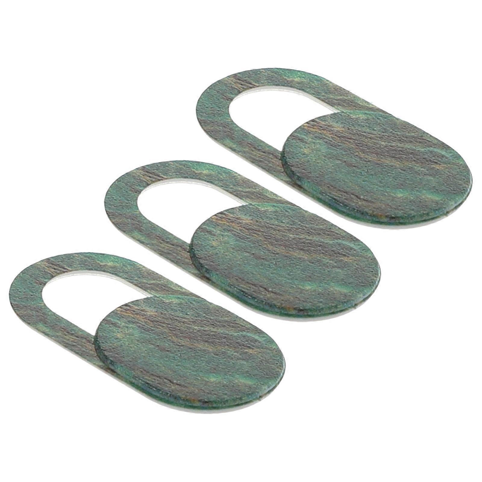 Tablet Camera Cover Sliding Webcam Privacy Protector for Tablet Plastic Green 3Pcs