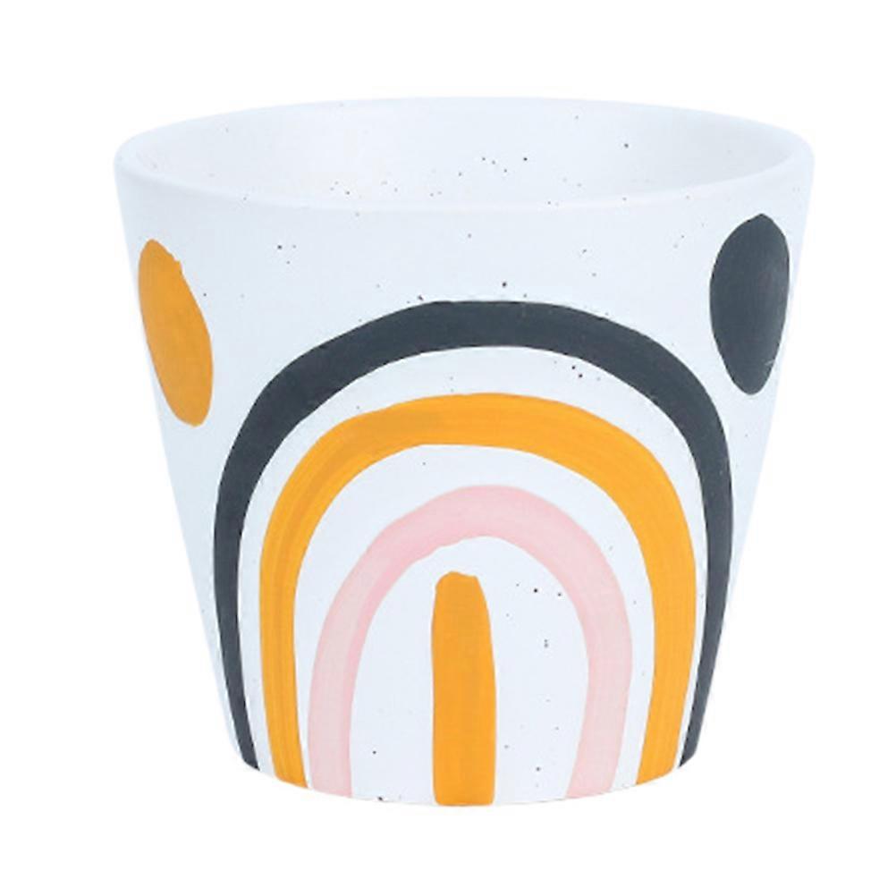 Ceramic Flowerpot for Decoration 1Pcs Elegant Desktop Flower Container