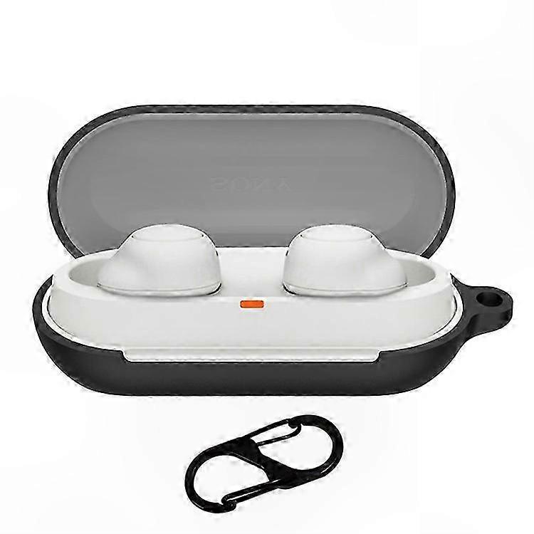 Protective Silicone Case with Anti-Lost Buckle for Bluetooth Earbuds-Compatible Models