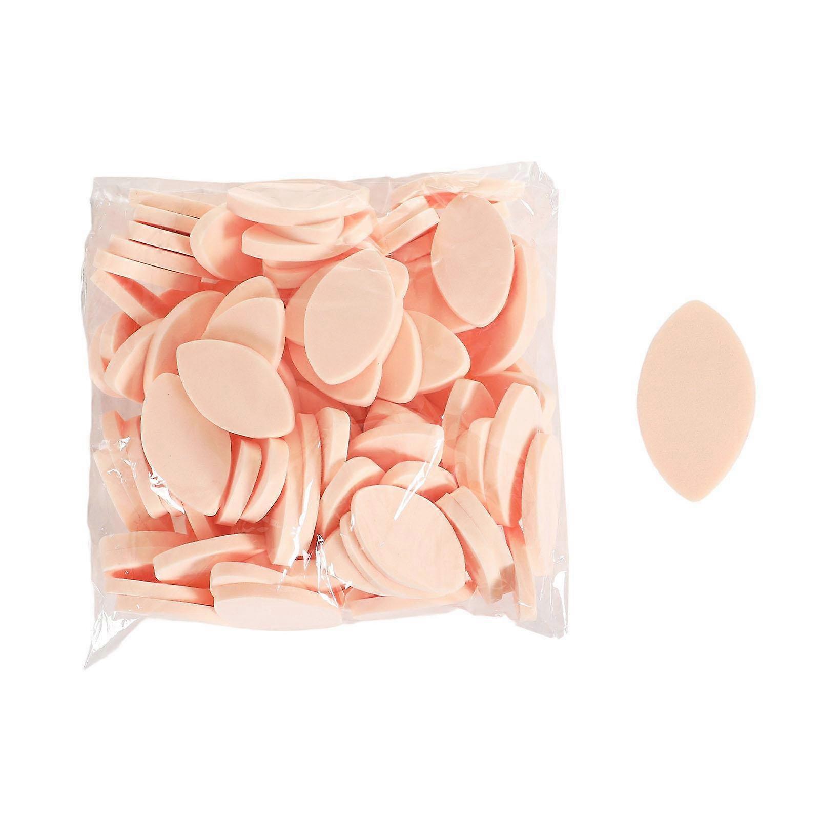 100x Eye Shaped Practice Sponges Eyelash Extension Sponge for Beginners Makeup
