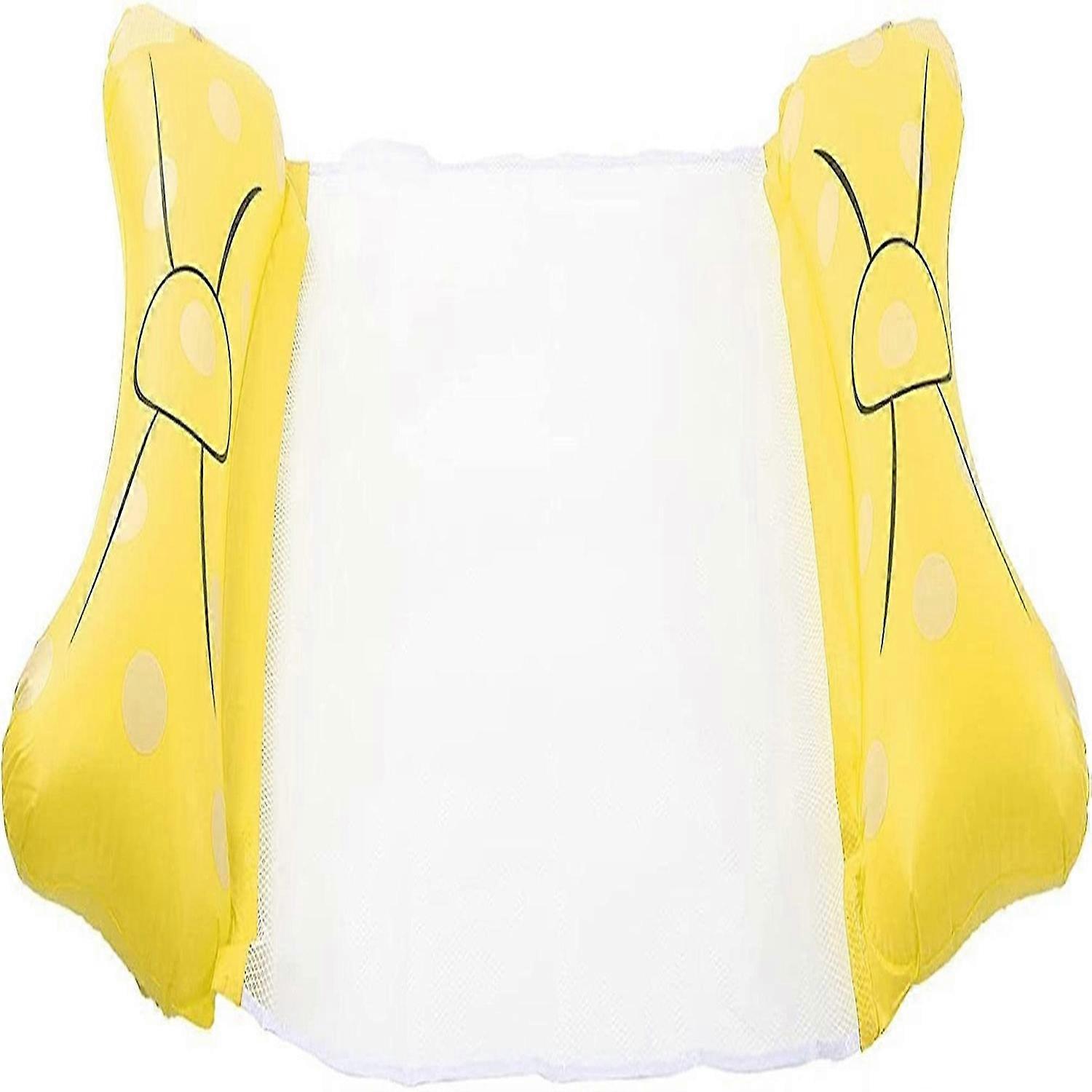 كرسي عائم قابل للنفخ محمول PVC سرير عائم قابل للنفخ (أحمر وردي)