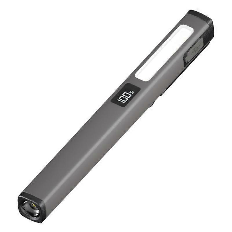 Grundig Rechargeable Magnetic Work Light with Clip USB C Charging 4 Modes Waterproof Portable Lamp for Repair Outdoor and Daily Use