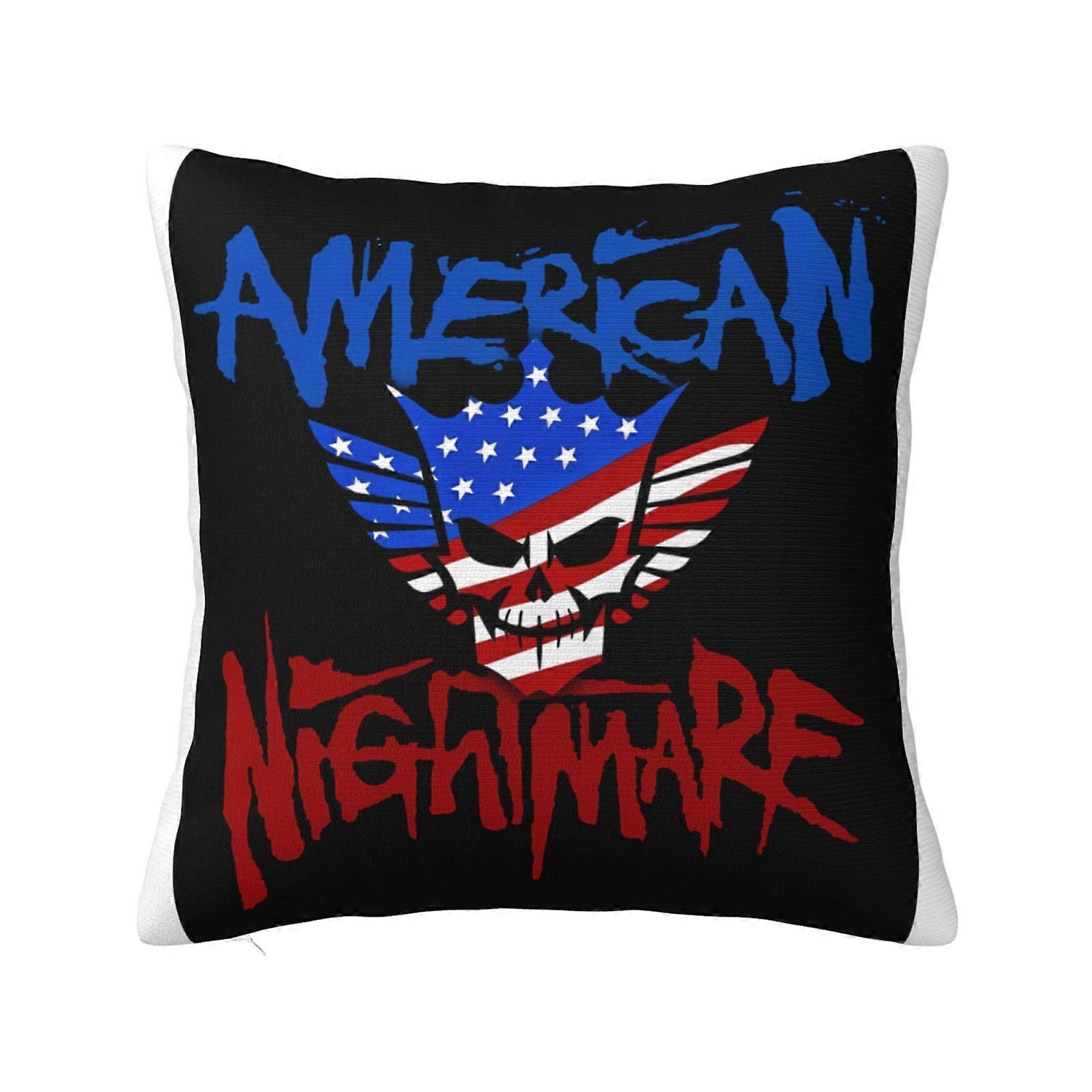 Cody Rhodes Super Soft Pillow Case Cover with Zipper for Bedroom, Sofa, Couch,Cozy Fuzzy Pillow Shams for All Seasons Square Pillow