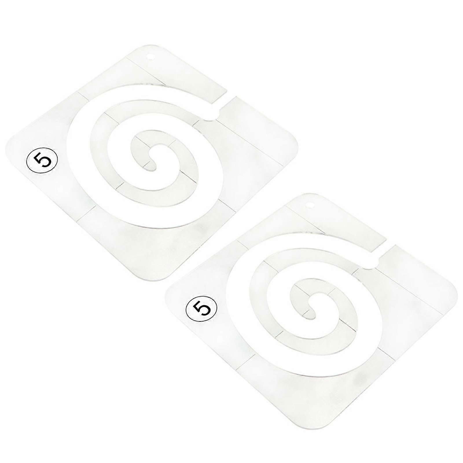 Multifunctional Quilting Ruler for Sewing 4Pcs Acrylic Template