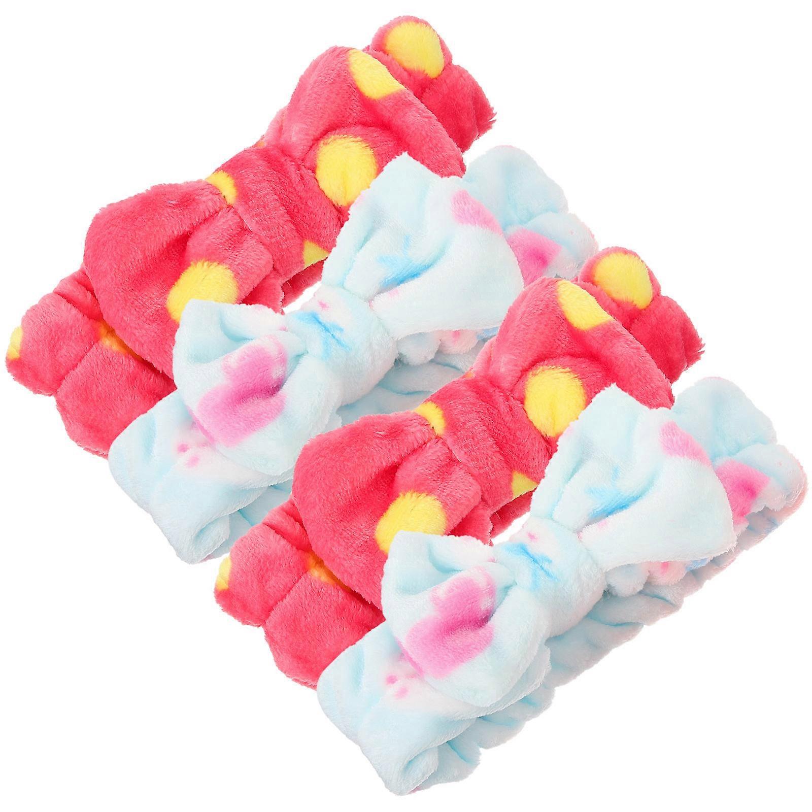16Pcs Spa Headband for Face Washing Use At Home Assorted Colors