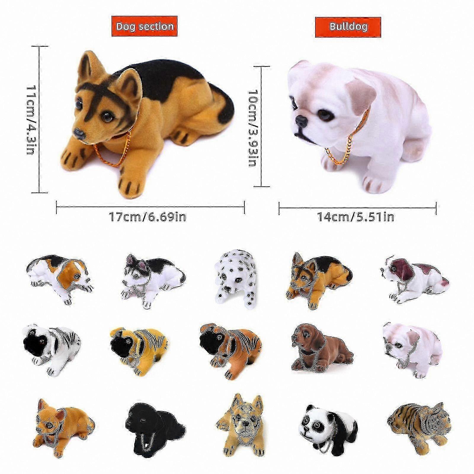 New Upgraded Nodding Puppy Toy, Shaking Head Dog Car Dashboard Decor for Home & Car