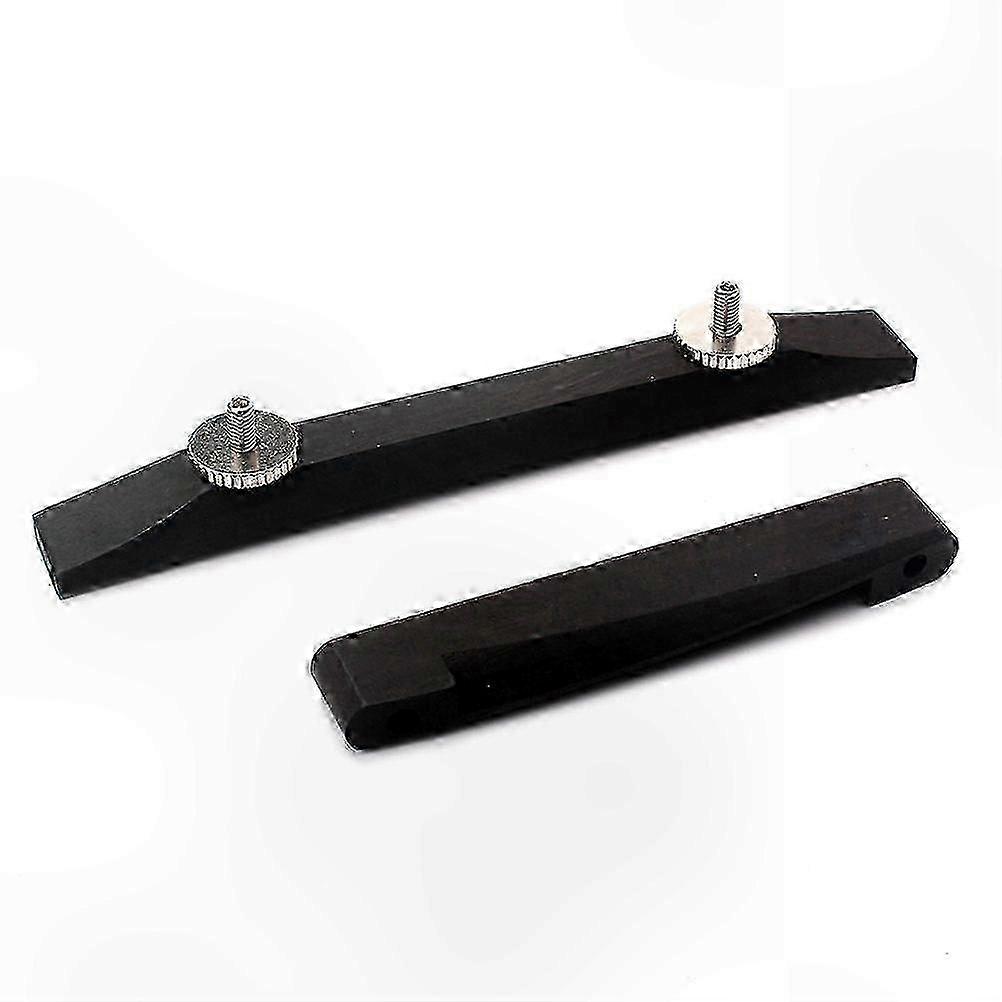 Jazz Guitar Archtop Bridge with Adjustable Saddle for Acoustic Instruments