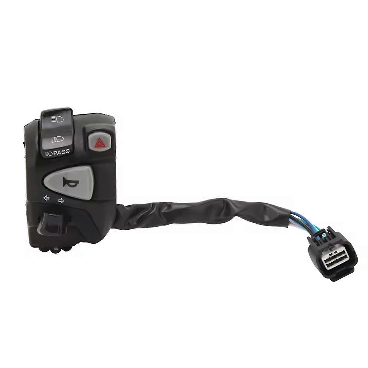 Handlebar Assembly 22mm Handlebar Assembly High Low Beam Hazard Light Turn Control for Click 125 150