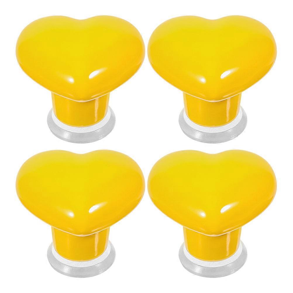 Toilet Tank Button Pusher Heart Shape Ceramic Flush Aid 20Pcs