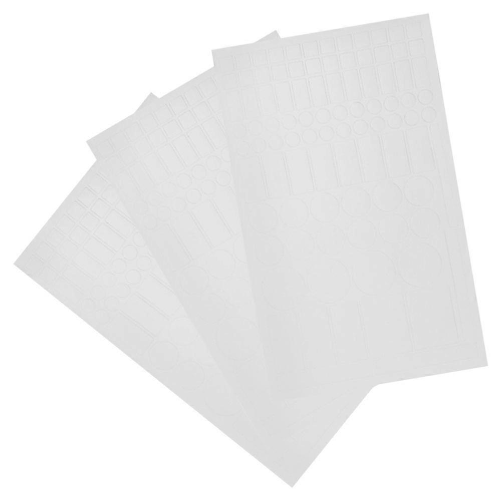 Light Dimming Blackout Stickers 6 Sheets Ideal for Bedroom Use LED Power Indicator Light Cover PVC and EVA Material