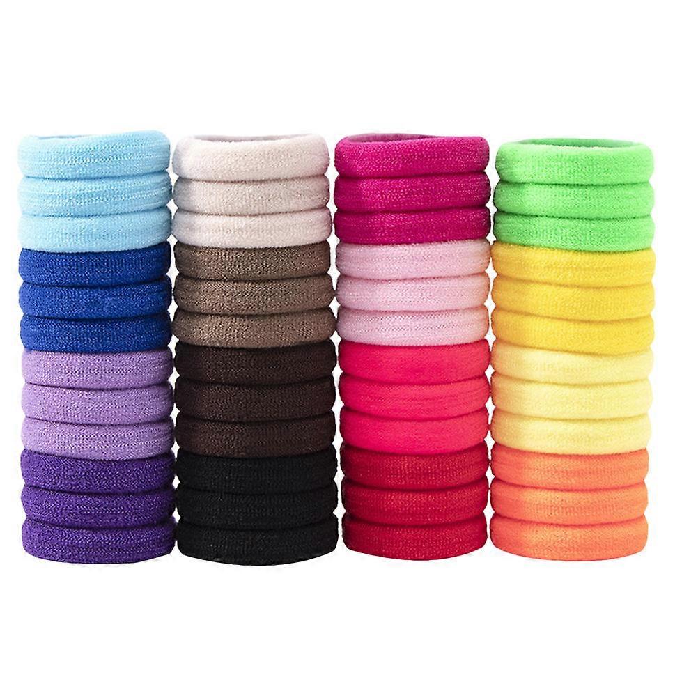 Hair Tie for Decoration 200Pcs Assorted Color Ponytail Holders Set
