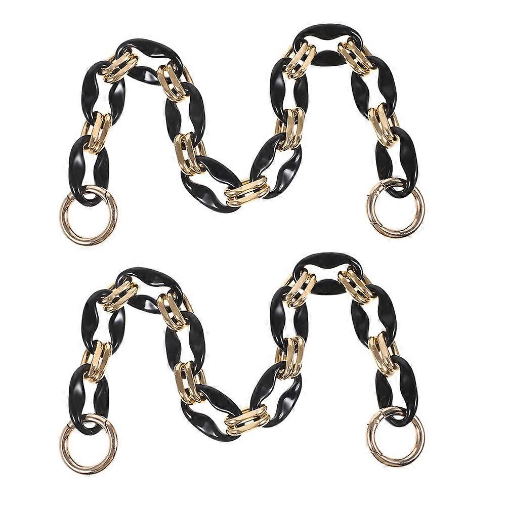 French Vintage Replacement Chain for Handbags with 4Pcs Straps
