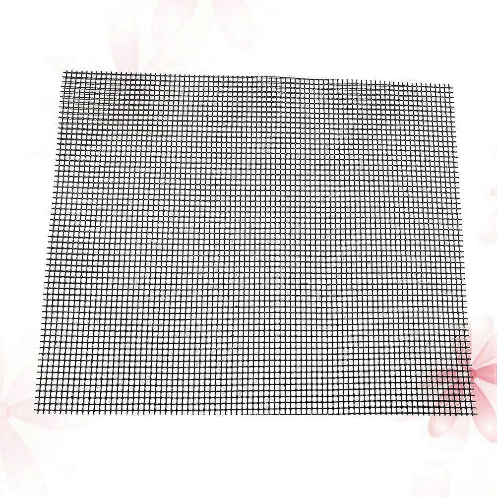 Reusable Ptfe Grill Mat for Barbecue Use 15Pcs Non-Stick Black Pads