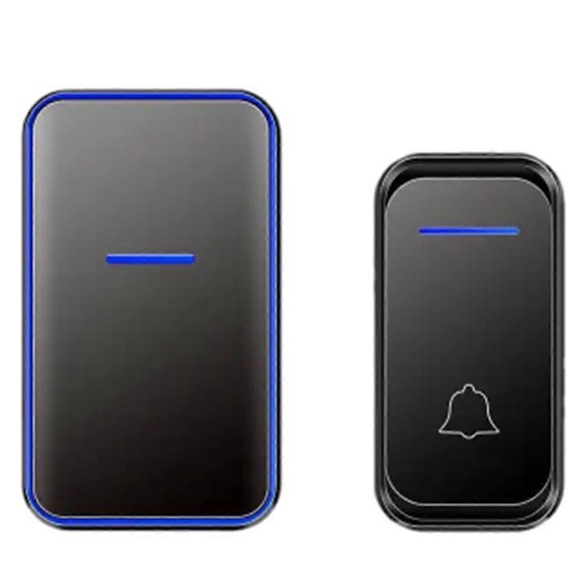 Waterproof Wireless Doorbell Button Receiver Remote US Plug