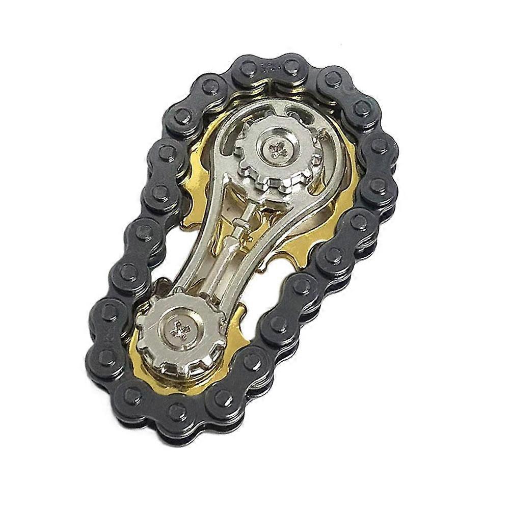 Decompression Finger Chain Sprockets Flywheel Fingertip Gyro Gear Chains