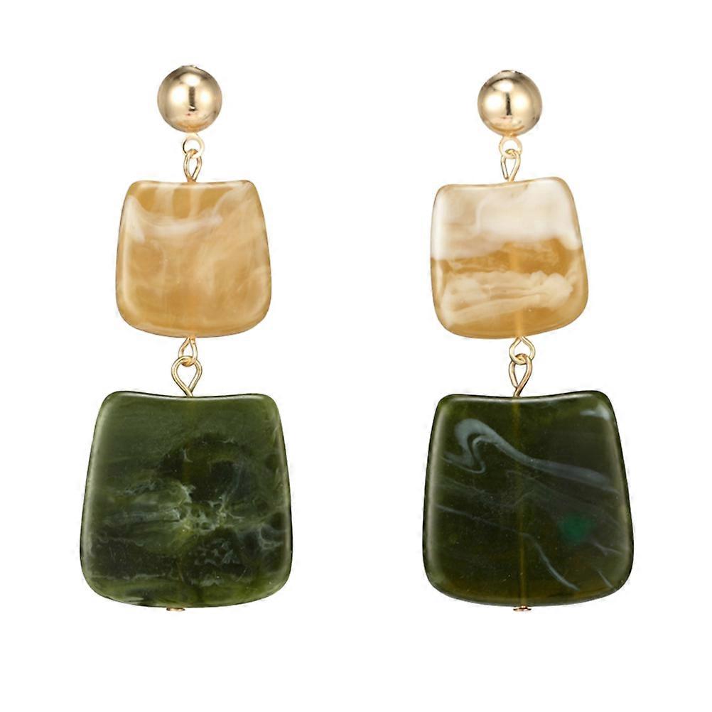 Square Earring Acrylic Earrings for Decor Use