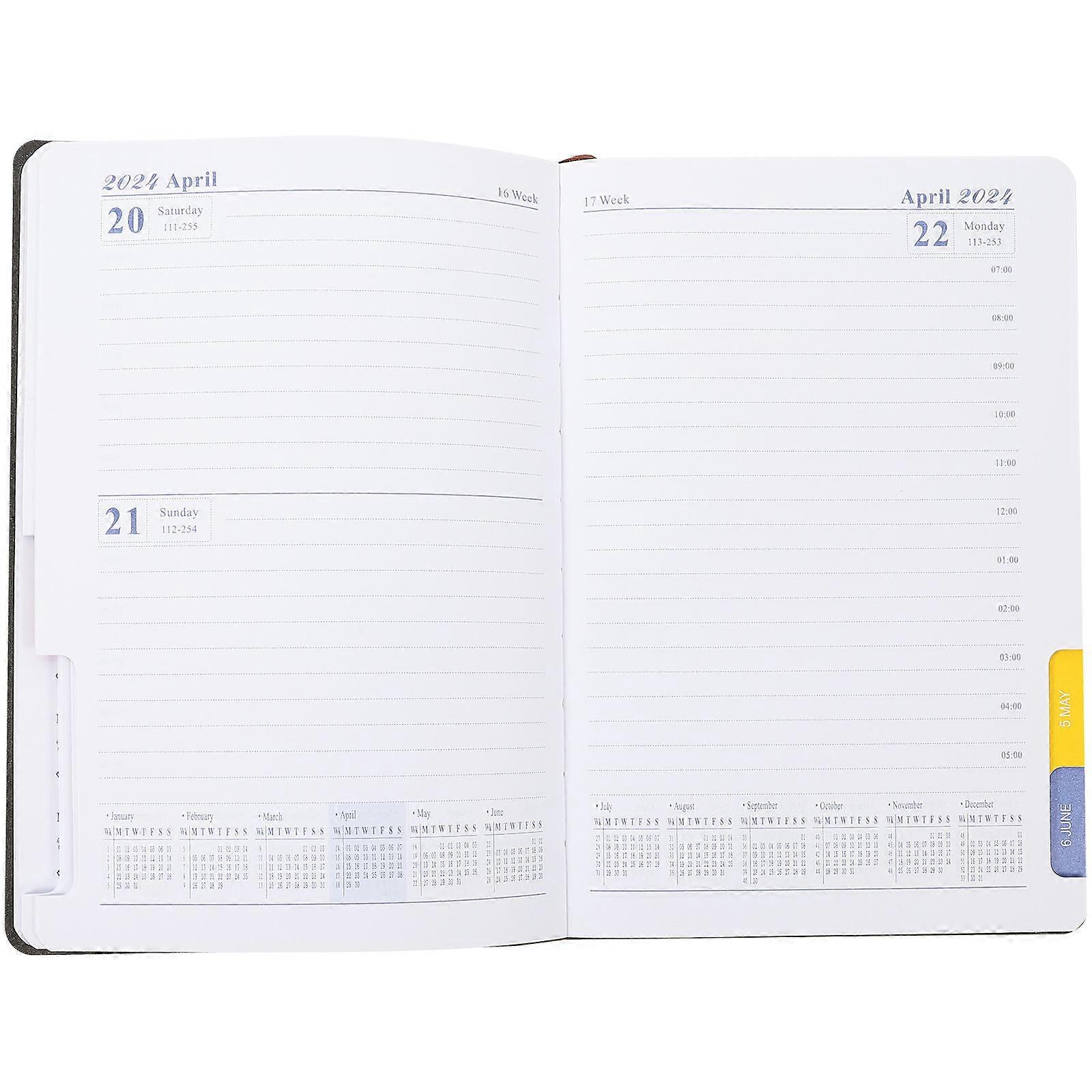 Students Planner Notepad for Scheduling 4Pcs Daily Agenda Notebook