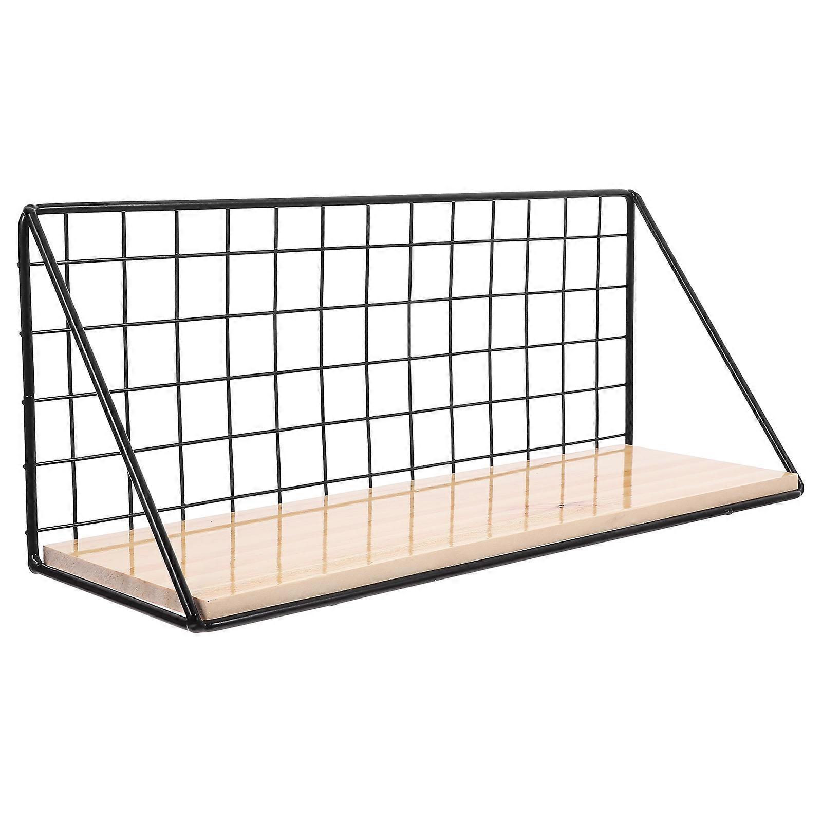 Wall Iron Shelf Home Decorative Wall Storage Rack for Storage 2Pcs