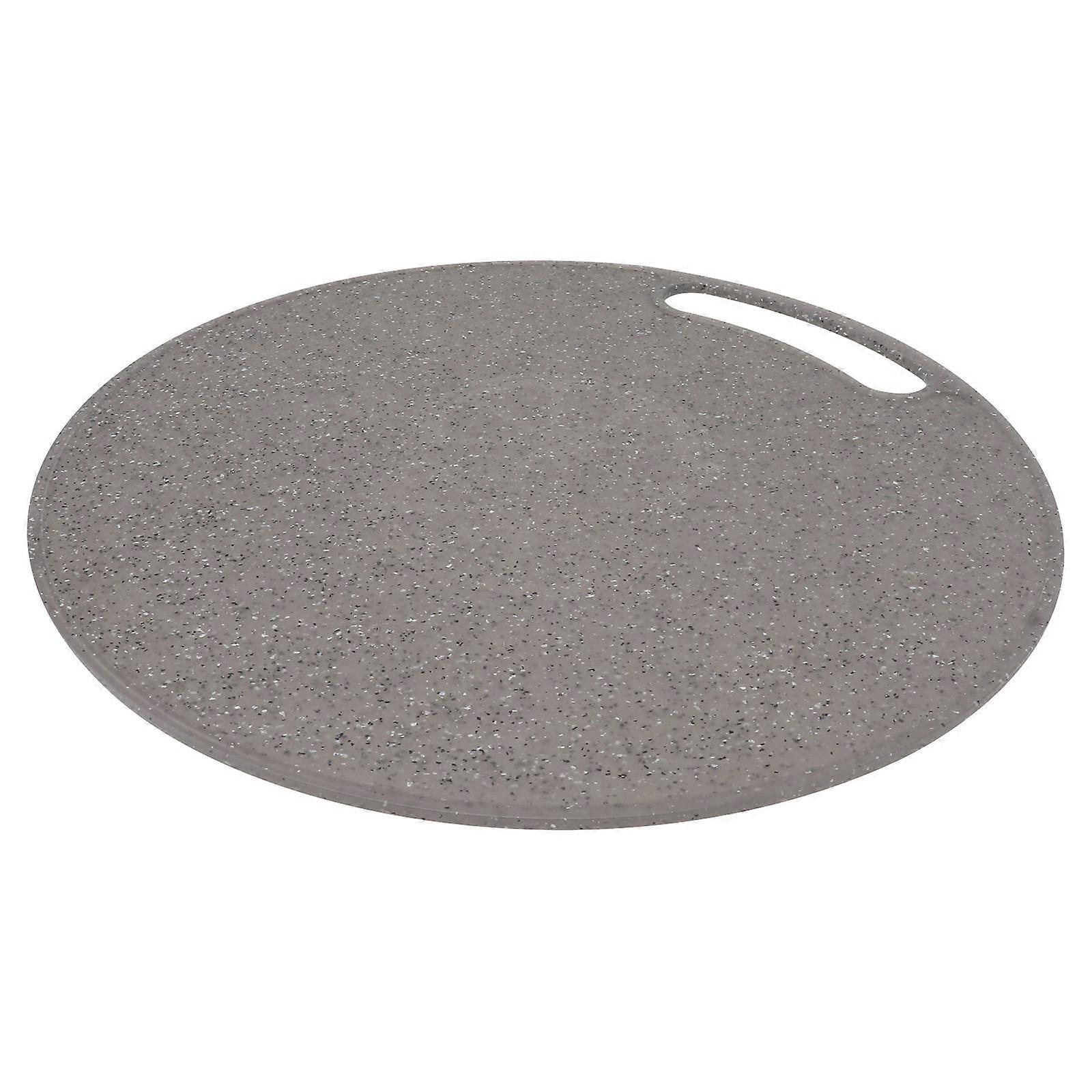 Round Cutting Board for Kitchen Use 3Pcs Plastic Imitation Marble Fruit Boards