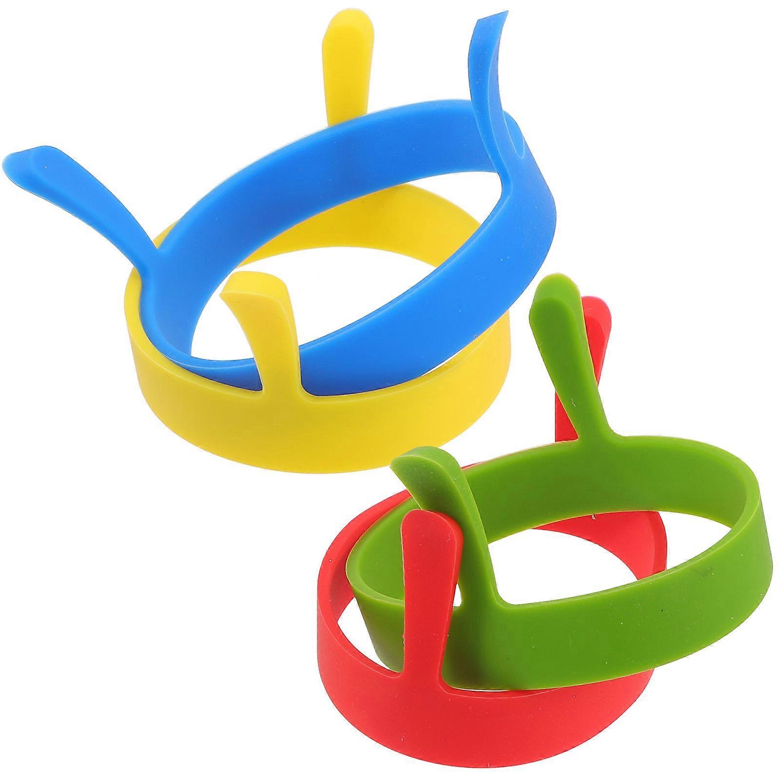 Silicone Egg Molds for Cooking 40Pcs Nonstick Round Omelette Rings Set