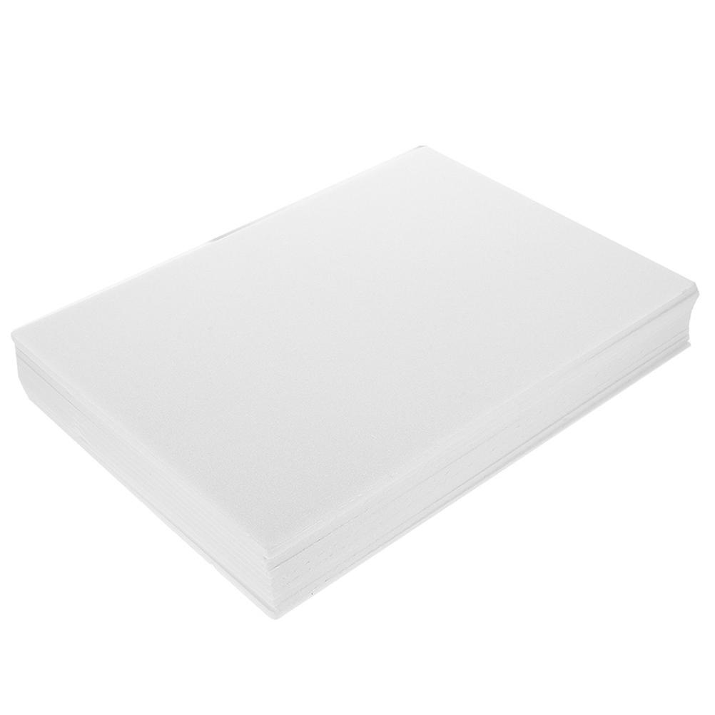 Foam Painting Paper 8K Foam Sheet Set for Artistic Development 50Pcs White