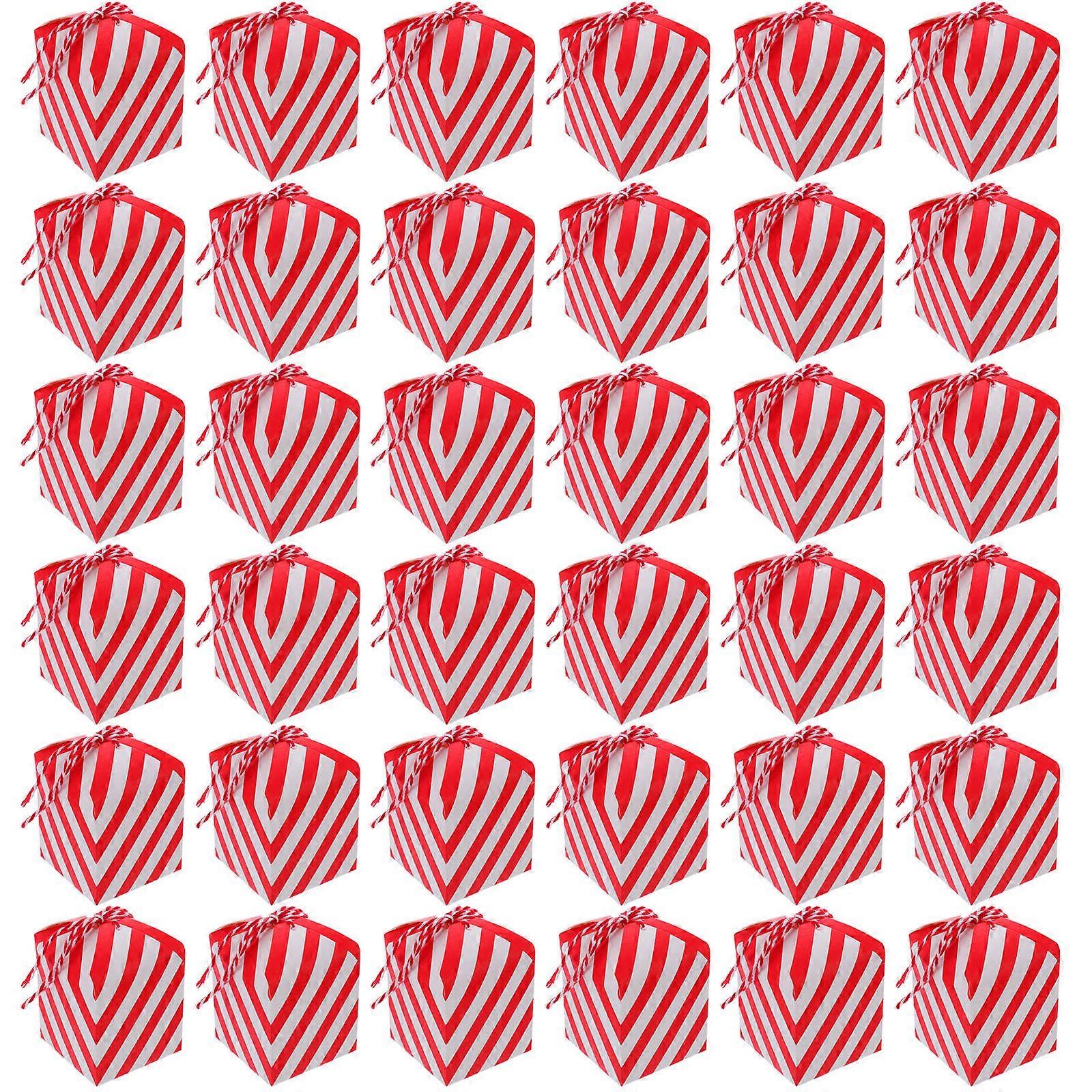 Wedding Gift Box Paper Boxes for Candy Storage 96Pcs Red Stylish
