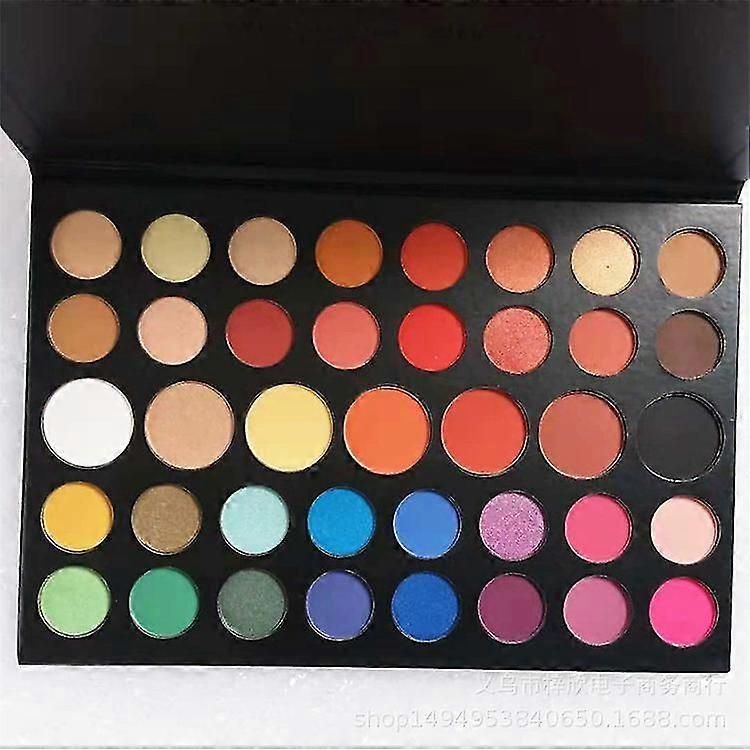 39 Colors Eyeshadow Palette , Matte Shimmer Metallic Colors Make Up Eyeshadow Powder