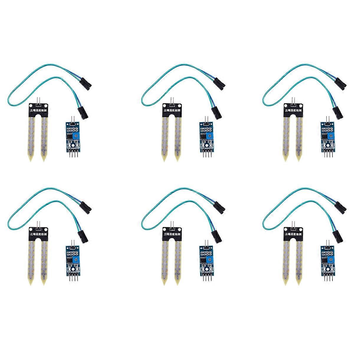 6X Soil Hygrometer Detection Module Moisture Sensor FC-28 DC 3.3V-5V