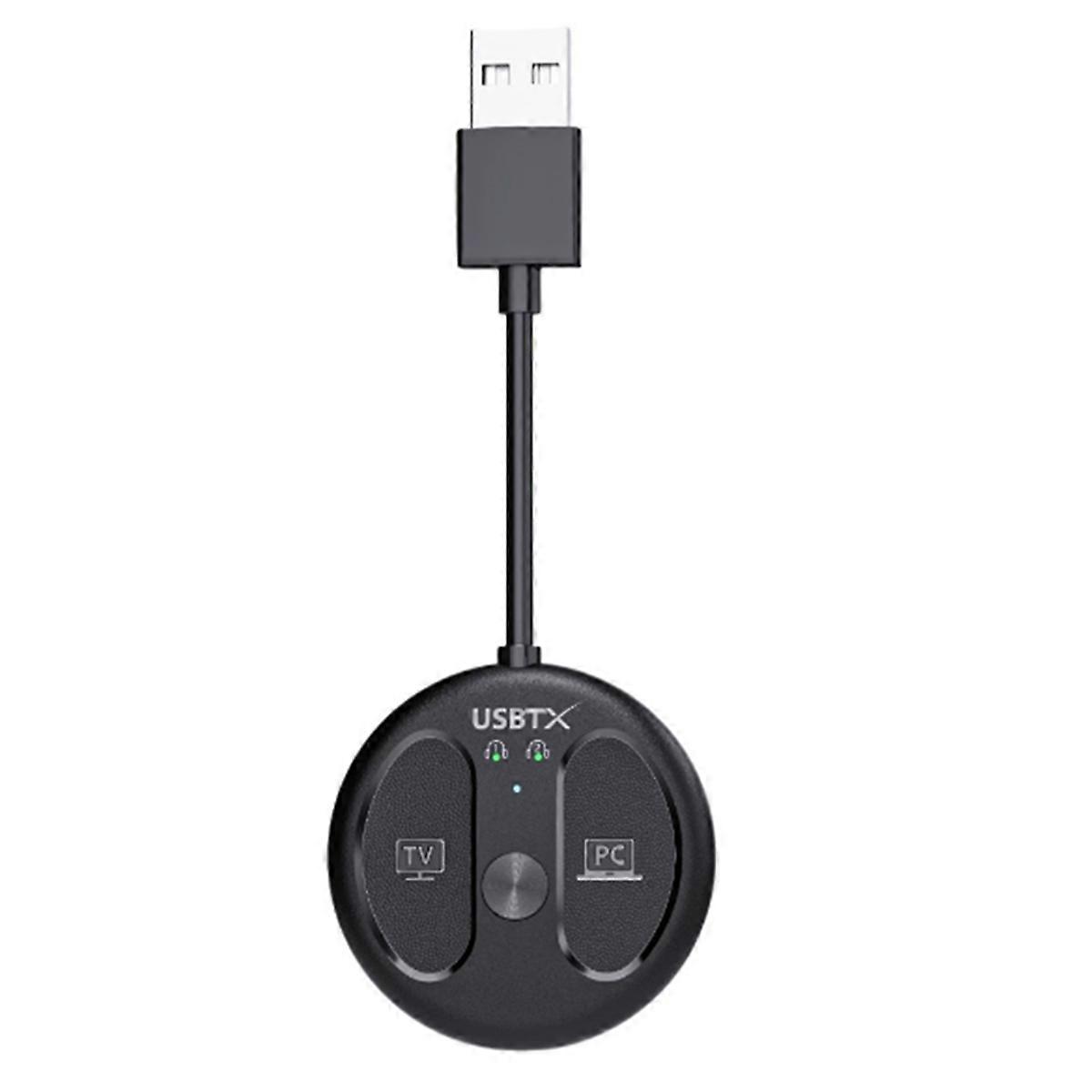 USB Bluetooth 5.4 Audio Transmitter Wireless Stereo Music Adapter