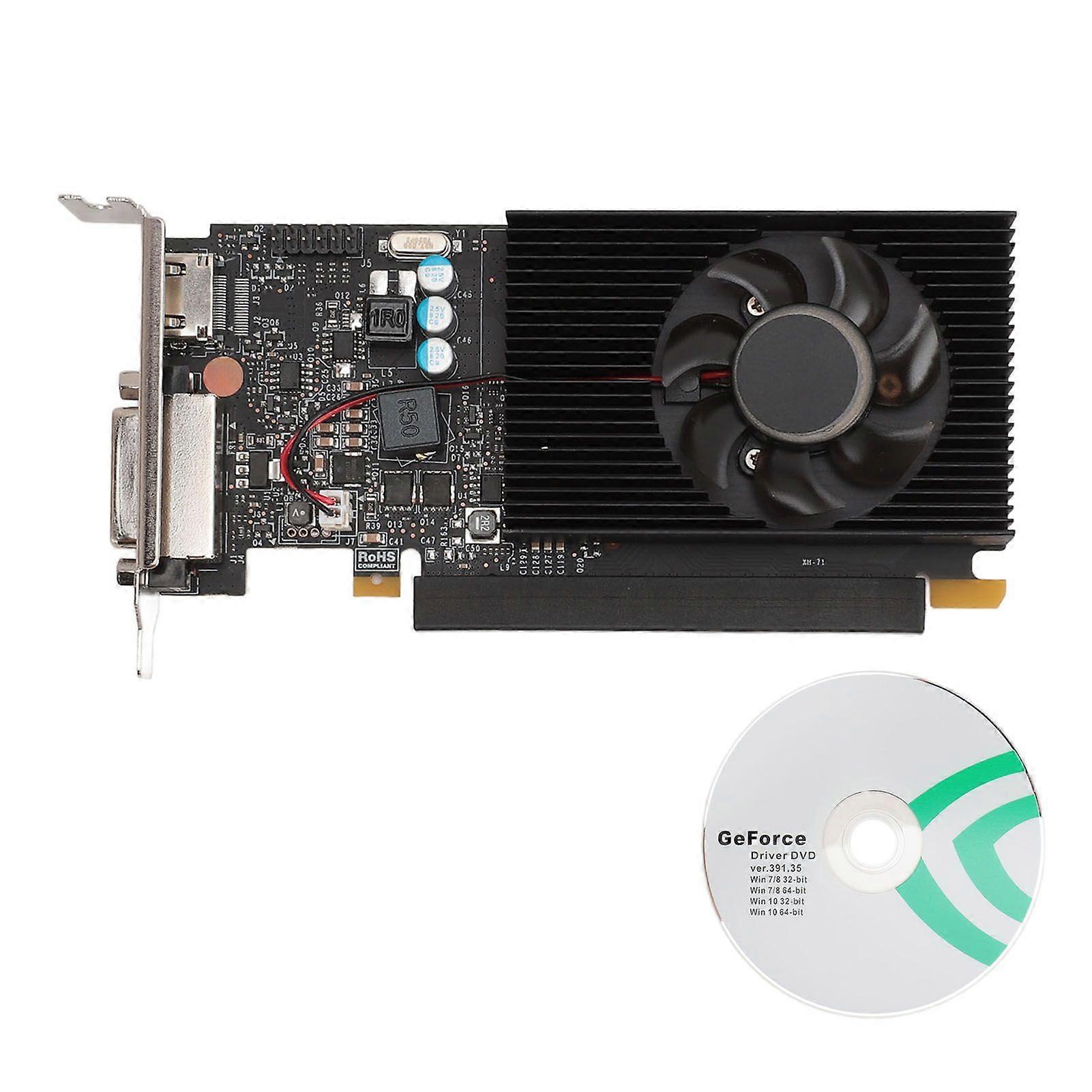 GT730 4GD3 Graphics Card Professional Efficient Quiet Cooling Fan PCI Express Gaming Graphics Card for Desktop Computer
